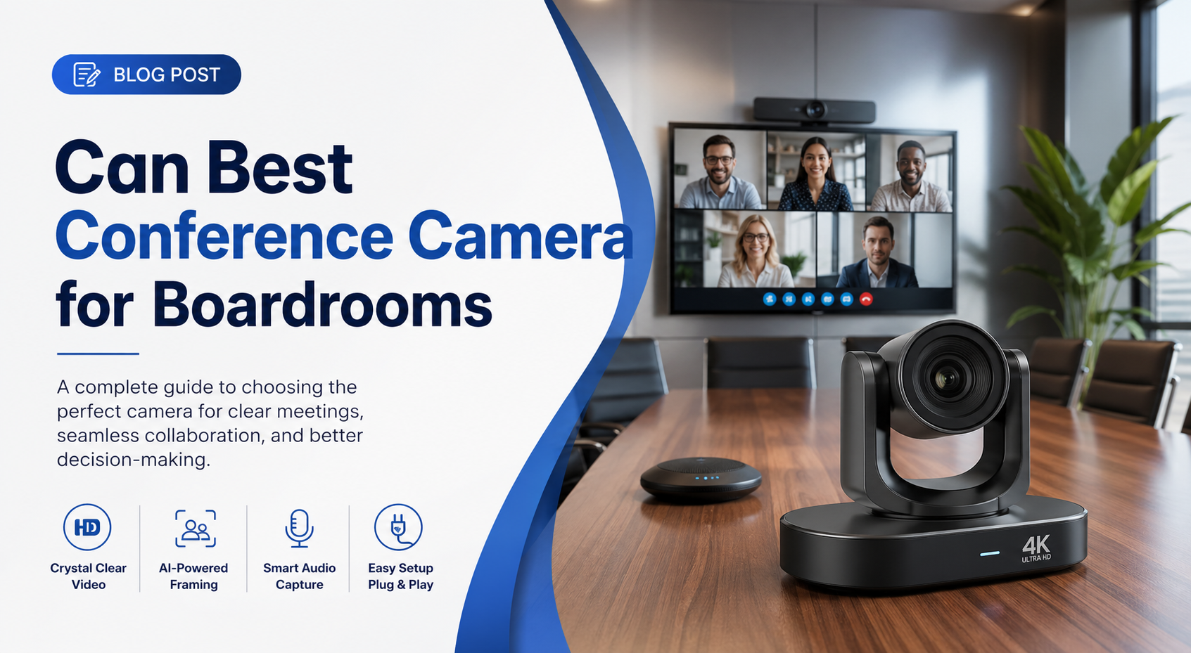 Best Conference Camera for Boardrooms (2026 Guide) – Procom AV Solutions