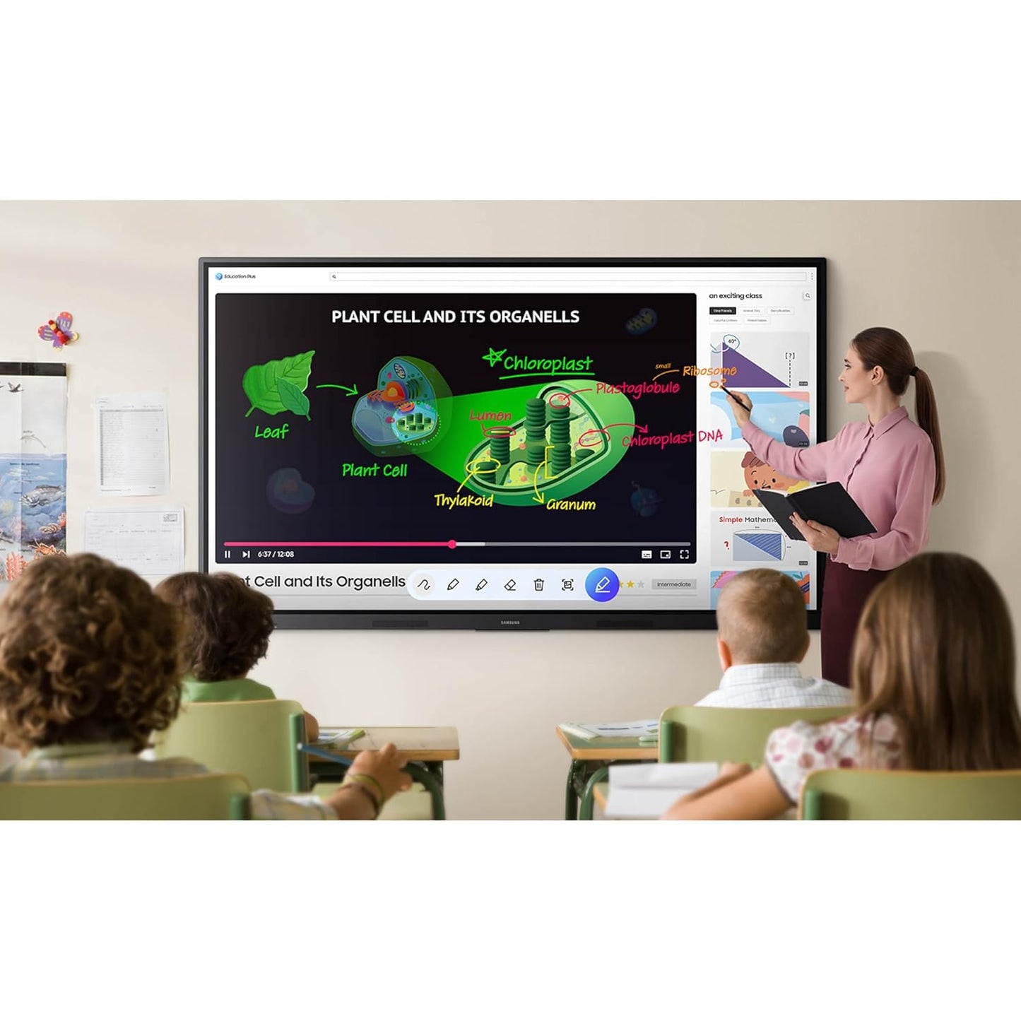 SAMSUNG 65" Interactive Display Touch Screen Whiteboard WAF Series