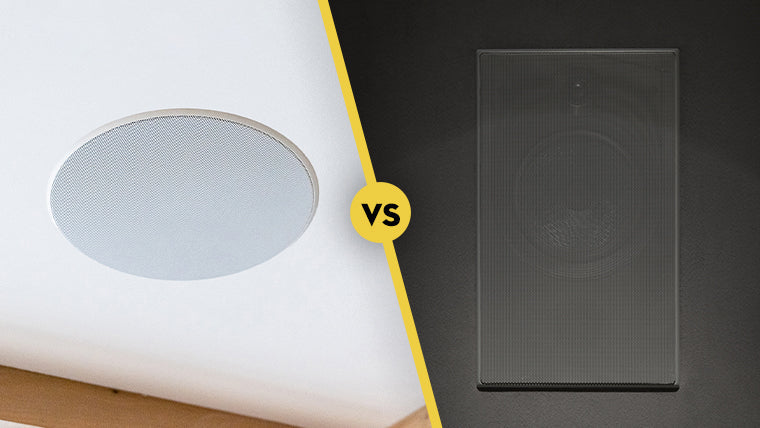 Ceiling Speakers vs Wall Speakers !!