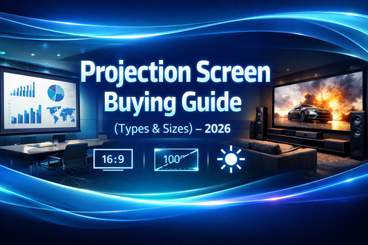 Projection Screen Buying Guide (Types & Sizes)