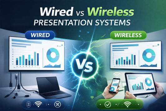 Wired vs Wireless Presentation Systems