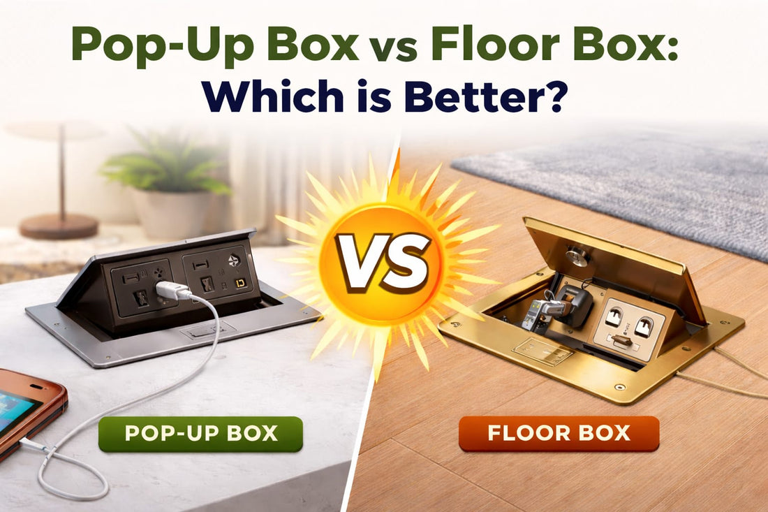 Pop-Up Box vs Floor Box: Which is Better??
