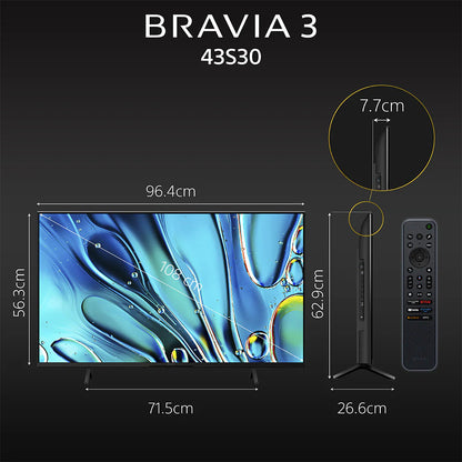 Sony BRAVIA 3 Series K-43S30 43 Inches LED 4K