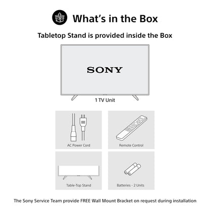 Sony 189 cm (75 inches) BRAVIA 2M2 Series 4K Ultra HD Smart LED Google TV K-75S25M2