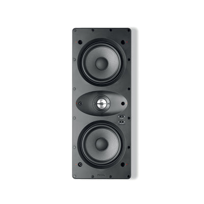 Focal 100 IWLCR5 In-Wall LCR Speaker for Home Theater & Surround Sound