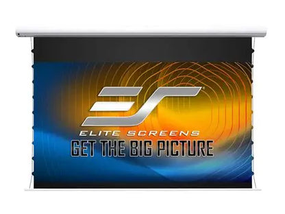 Elite Screens Kestrel Tab-Tension CLR5, 126" Diag. 16:9, Ultra-Short Throw Ceiling Ambient Light Rejecting,FTE126H3-CLR5