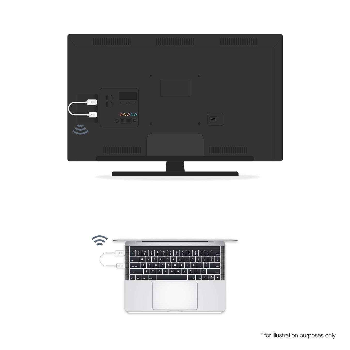 Optoma WHD211 wireless transmitter and receiver