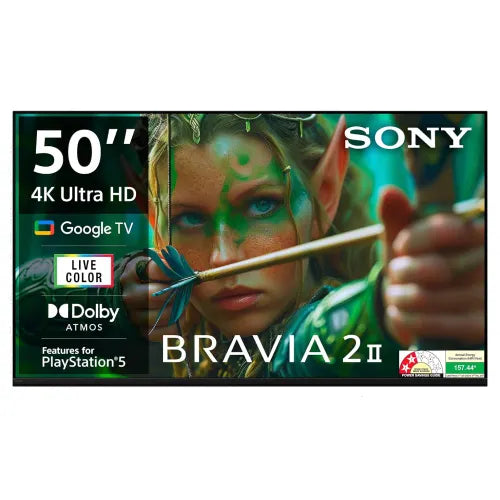 Sony 126 cm (50 inches) BRAVIA 2M2 Series 4K Ultra HD Smart LED Google TV K-50S22M2