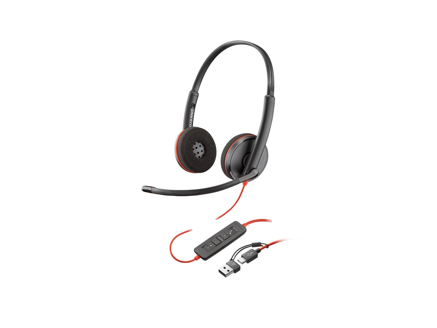 Poly Plantronics Blackwire 3210 USB-A Wired Headset