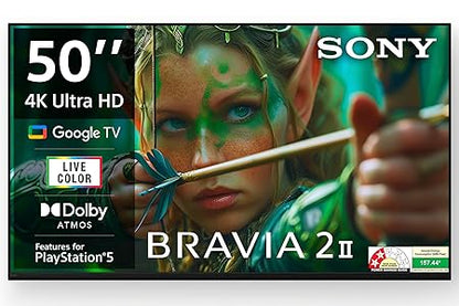 Sony 126 cm (50 inches) BRAVIA 2M2 Series 4K Ultra HD Smart LED Google TV K-50S25M2