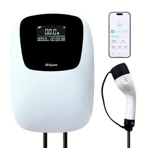 Polar Pro 7.5 kW Wallbox EV Charger with Emergency Stop