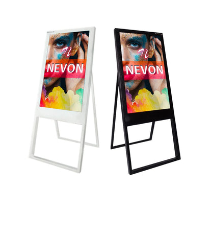 A-Frame/Easel Digital Display Standee with Android with Glass