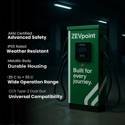 Nova 240kW DC Charger | Dual Gun Ultra-Fast EV Charging Solution for Highways & Commercial Use