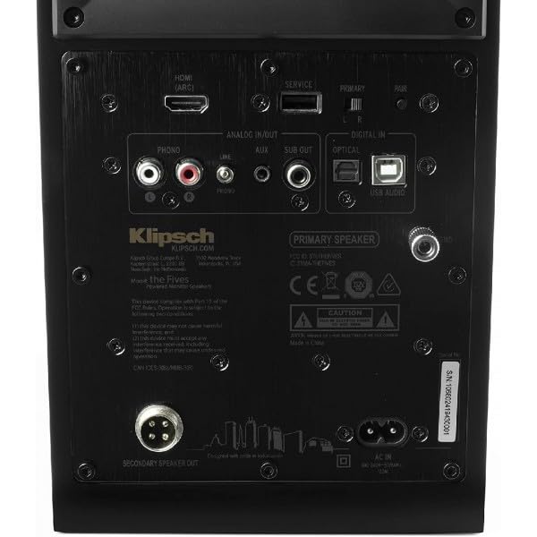 Klipsch The Fives Powered Bookshelf Speakers