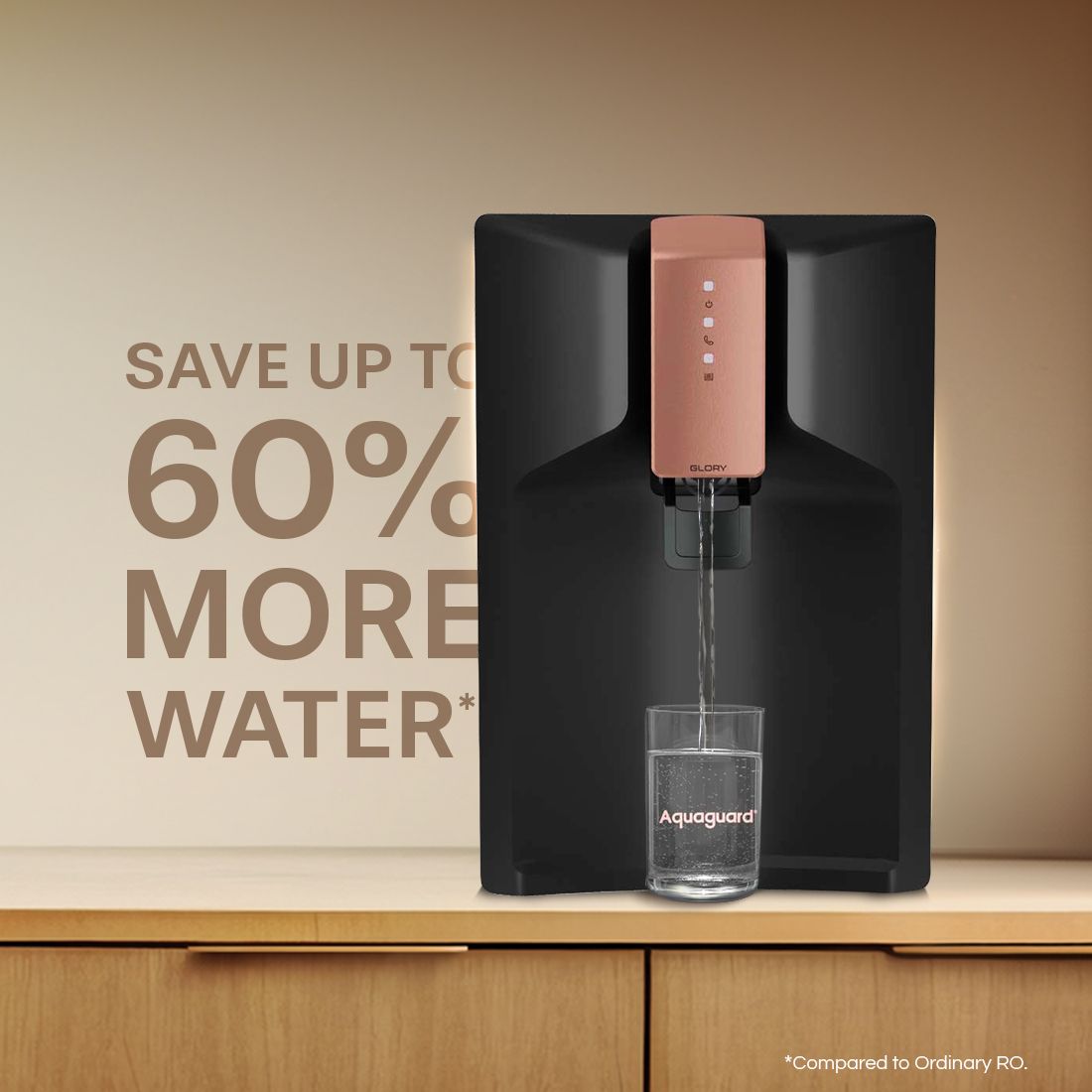 Aquaguard Enrich Glory RO+UV+UF Copper Water Purifier