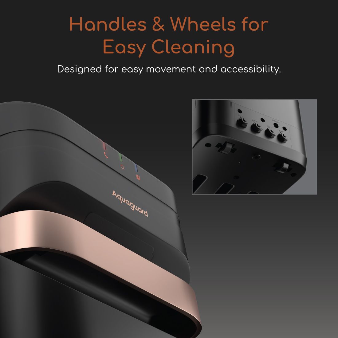 EUREKA FORBES Aquaguard Aspire Designo NXT UTC UV+UF Copper Water Purifier