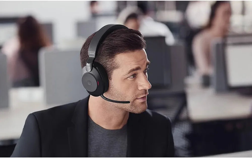 Jabra Evolve2 85 Link380A UC Stereo Over_Ear Wireless Headphones Black