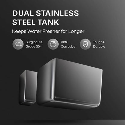 EUREKA FORBES Aquaguard Aspire Blaze Insta WS RO+UV Stainless Steel Hot & Ambient Copper Water Purifier