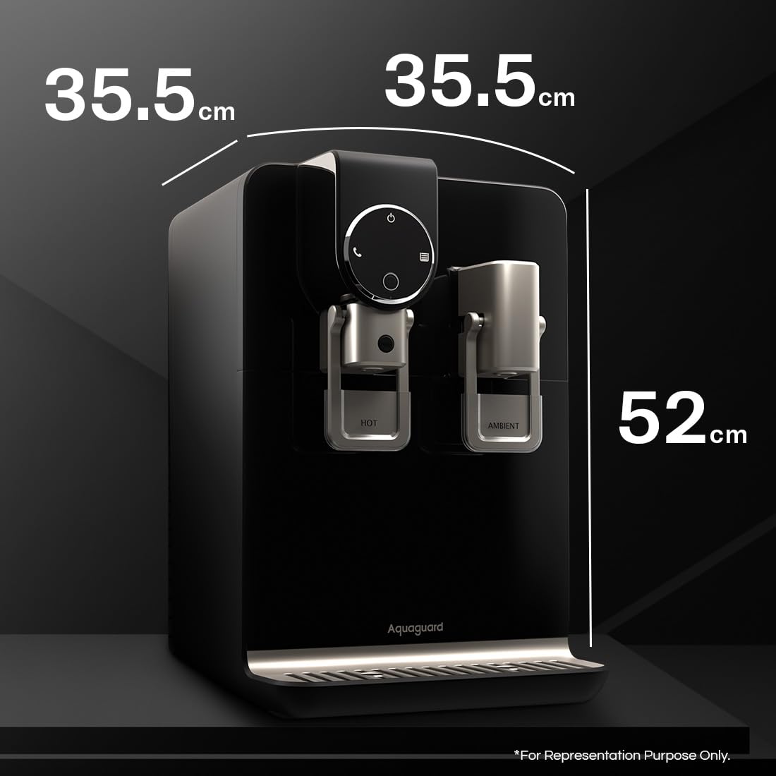 EUREKA FORBES Aquaguard Aspire Blaze Insta WS RO+UV Stainless Steel Hot & Ambient Copper Water Purifier