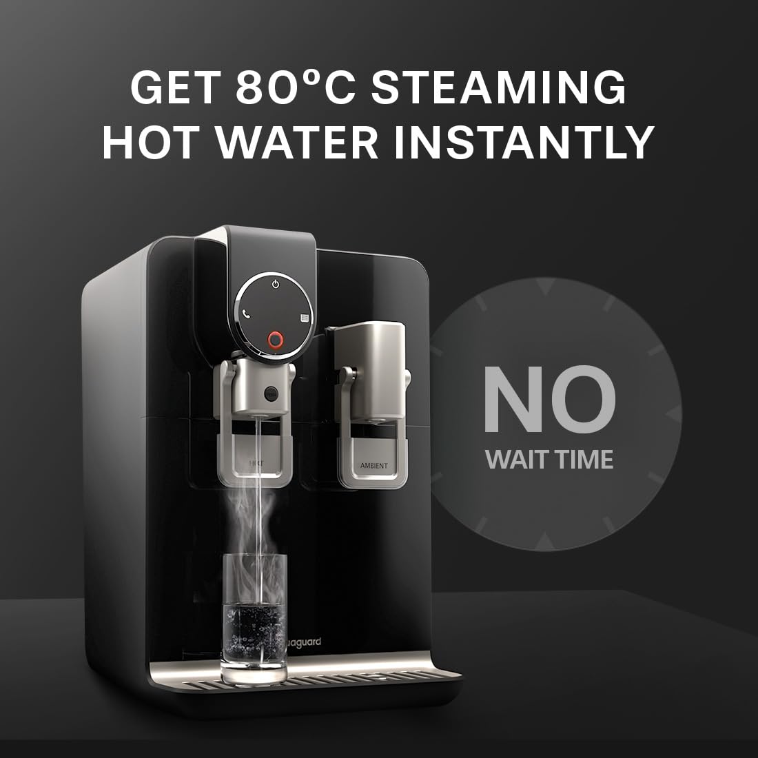 EUREKA FORBES Aquaguard Aspire Blaze Insta WS RO+UV Stainless Steel Hot & Ambient Copper Water Purifier