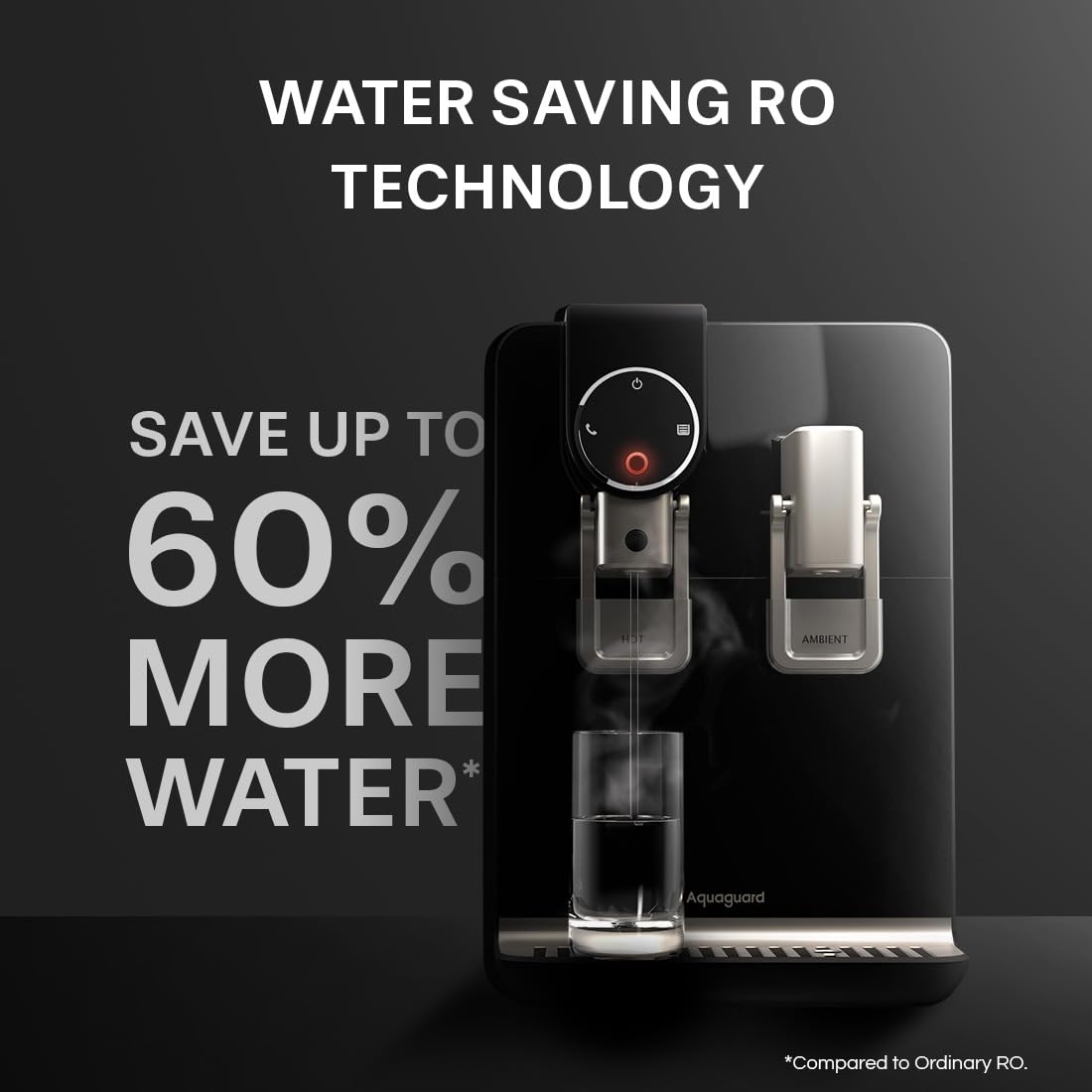 EUREKA FORBES Aquaguard Aspire Blaze Insta WS RO+UV Stainless Steel Hot & Ambient Copper Water Purifier