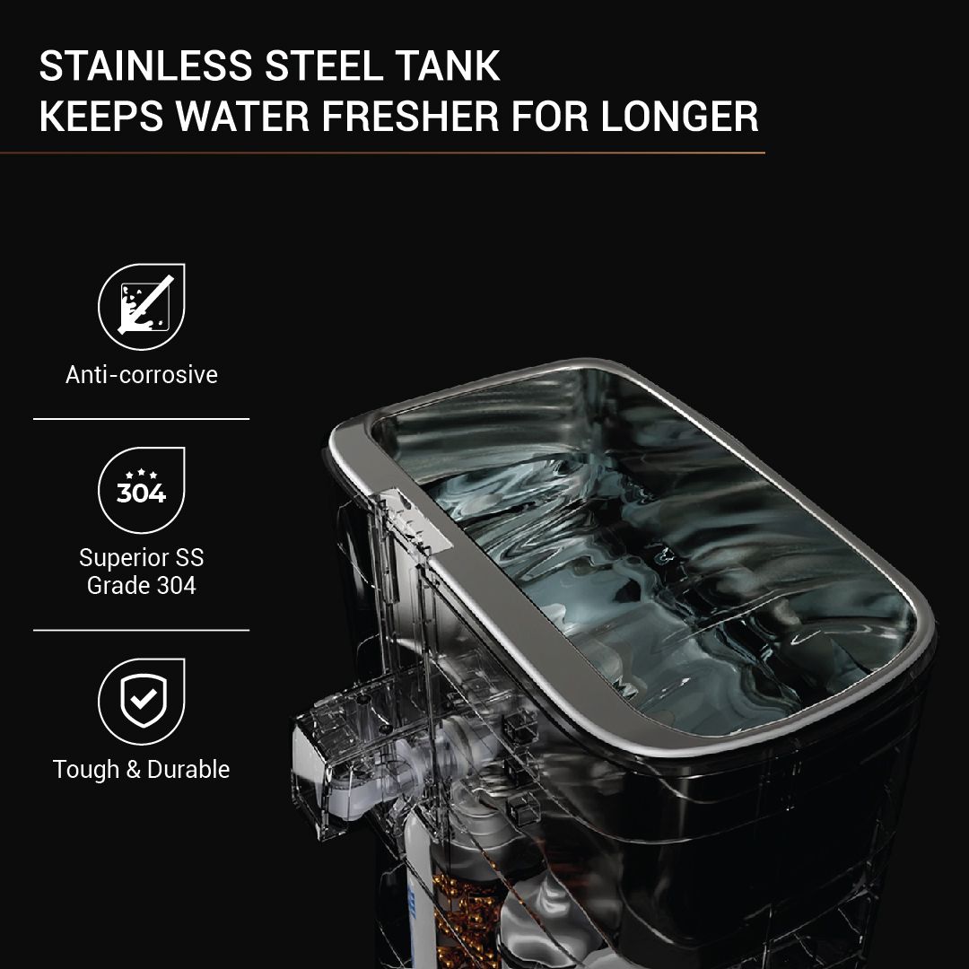 EUREKA FORBES Aquaguard Eden UV Stainless Steel Copper Water Purifier