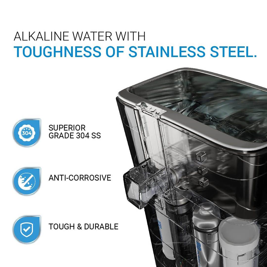 Aquaguard Enrich Superio WS RO+UV Stainless Steel Alkaline Water Purifier
