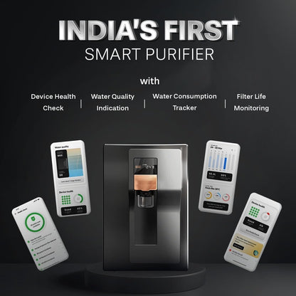 EUREKA FORBES Aquaguard Aspire Nova Pro 2X RO + UV + Alkaline Stainless Steel IOT Water Purifier