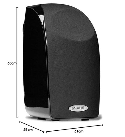 Polk Audio TL1600 RCA 100 Watt 5.1 Channel Wired Speaker (Black)