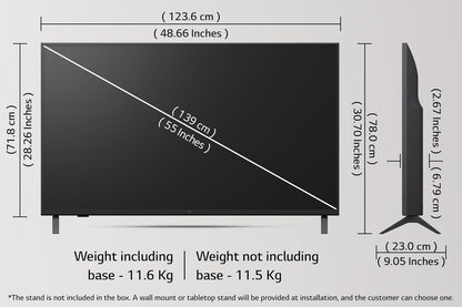 LG UA831C SERIES 4K UHD Commercial TV 139 cm (55 inches)
