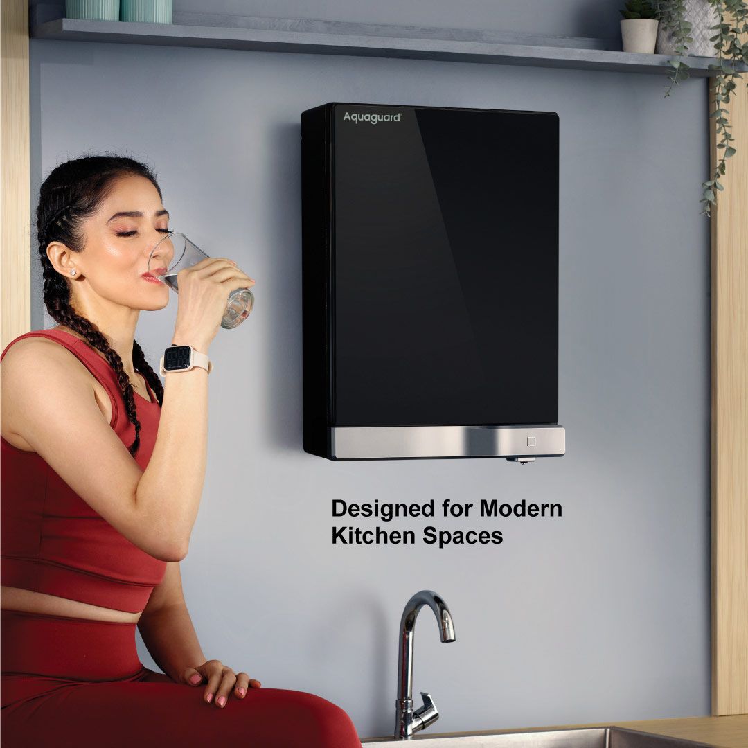 Aquaguard Aspire Slimtech Glass UV Storage Copper Water Purifier