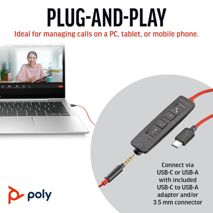 Poly  Blackwire 3225 USB-C Headset