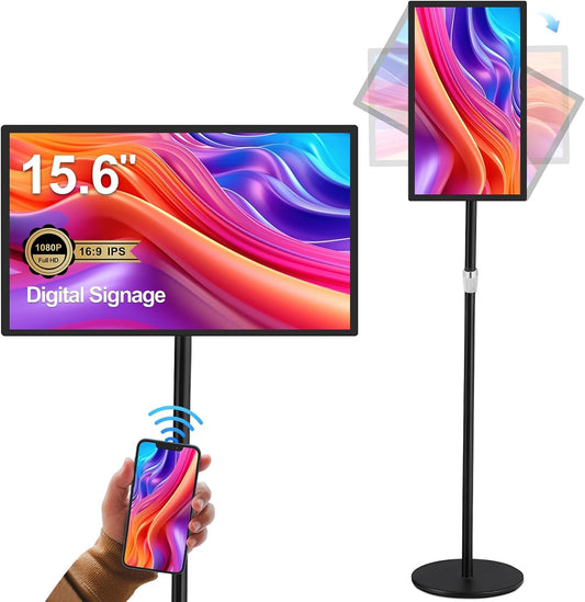 Wall Mount Commercial Signage Display Slim Series 15.6 inch