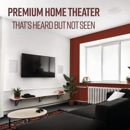 Polk Audio RC80i 2-Way Premium In Ceiling Speakers 8" Round (Set of 2)