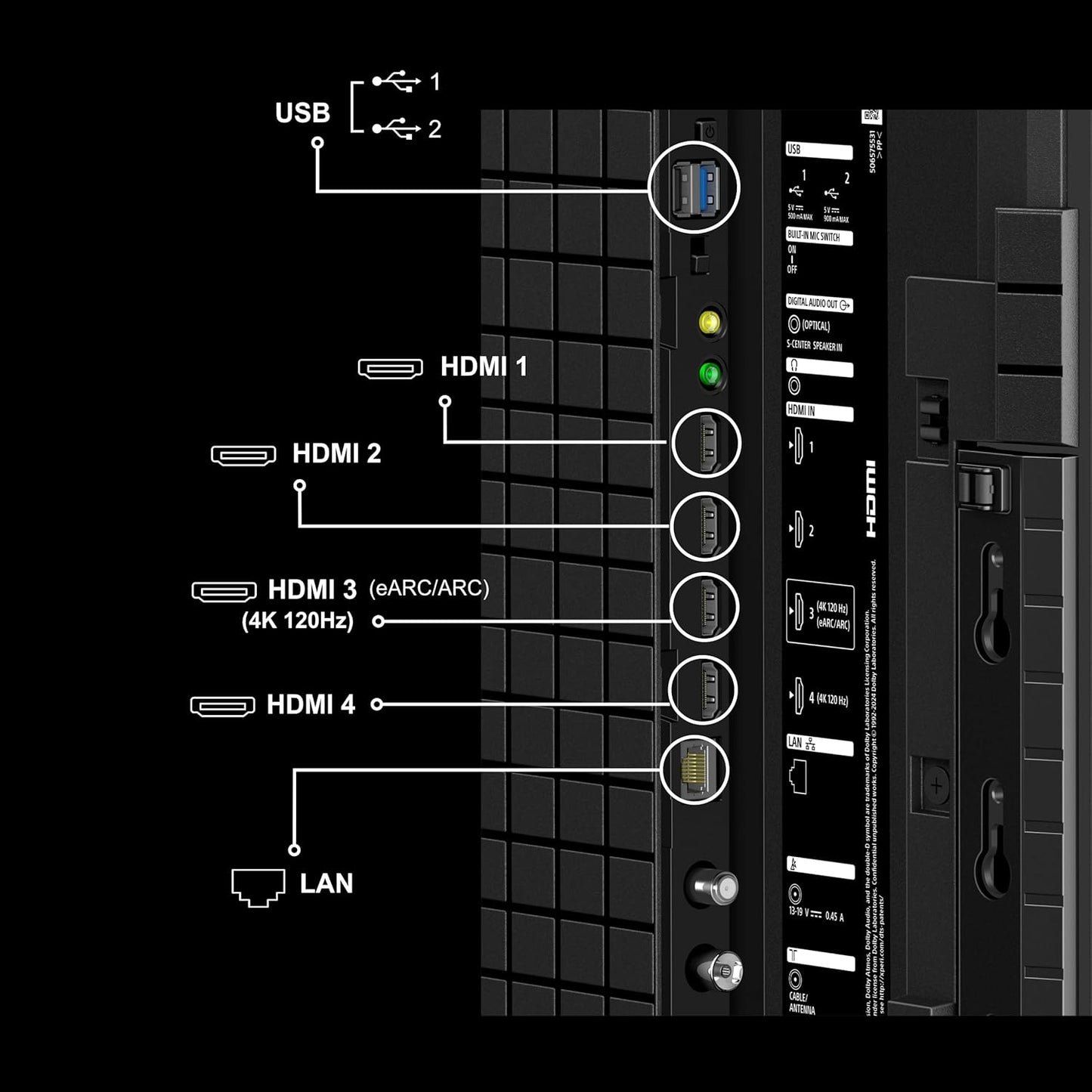 Sony BRAVIA 8M2 Series 4K Ultra HD Smart OLED Google TV K-65XR80M2
