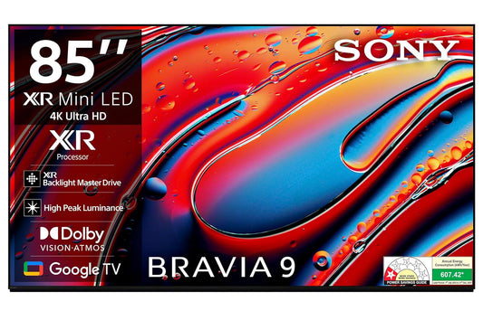 Sony BRAVIA 9 Series 4K Ultra HD AI Smart Mini LED Google TV K-85XR90