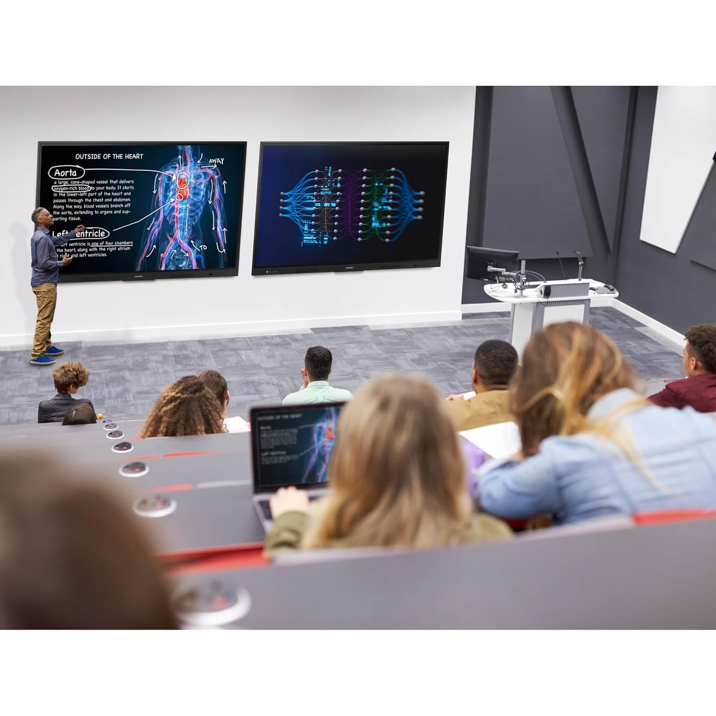 SAMSUNG 65" Interactive Display Touch Screen Whiteboard WAF Series