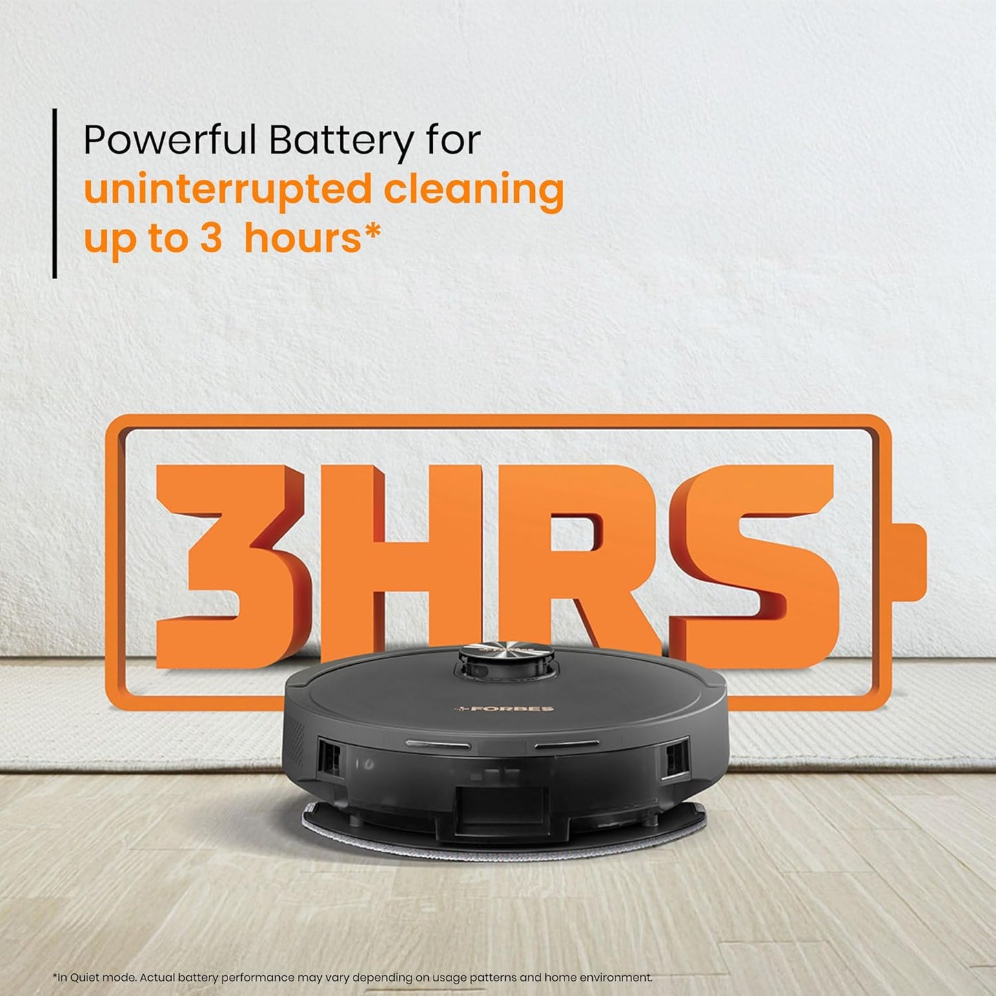 Eureka Forbes Smartclean with Auto Bin Turbo Robotic Vacuum Cleaner