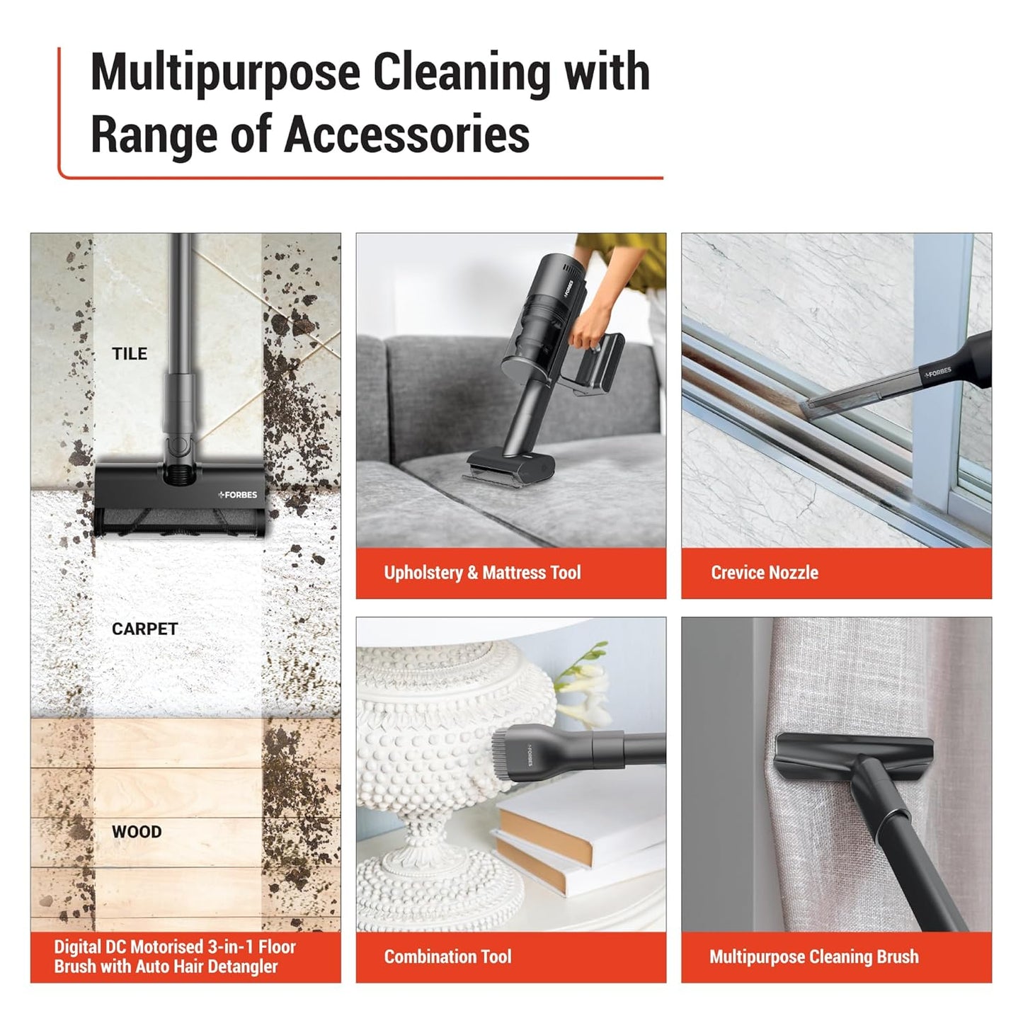 Forbes Cordless ZeroBend Z21 Vacuum Cleaner