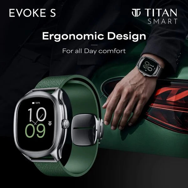 Titan EVOKE S Smartwatch with 1.7" AMOLED Display