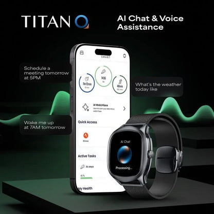 Titan EVOKE S Smartwatch with 1.7" AMOLED Display
