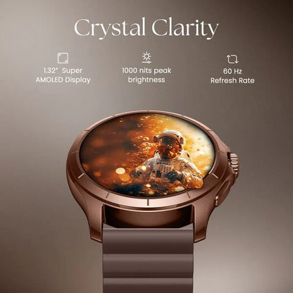 Titan Evoke Smartwatch 1.32" inch AMOLED Display