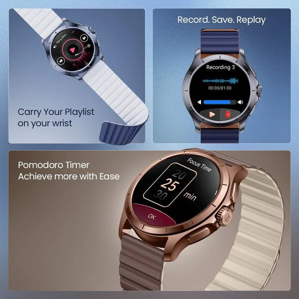 Titan Evoke Smartwatch 1.32" inch AMOLED Display