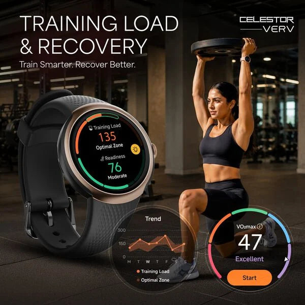 Titan Celestor Verv Women Smartwatch with 1.19" AMOLED Display
