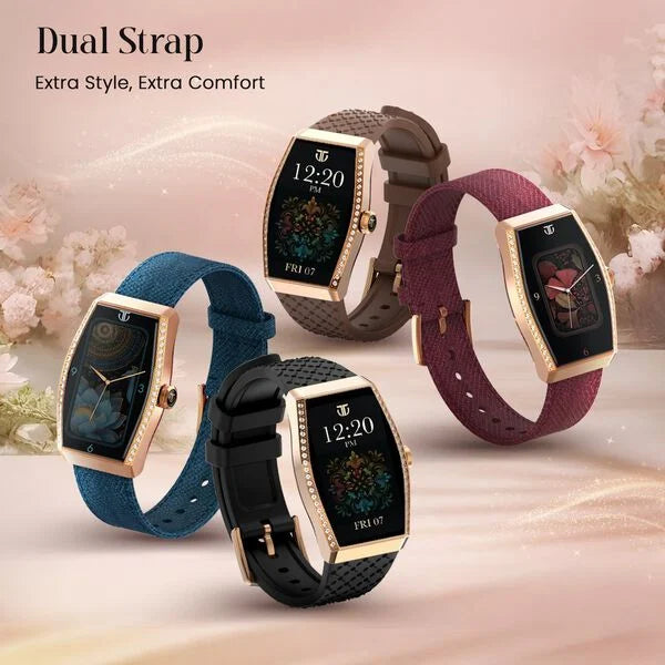 Titan Valerie Aura Women Smartwatch with 1.47" AMOLED Display