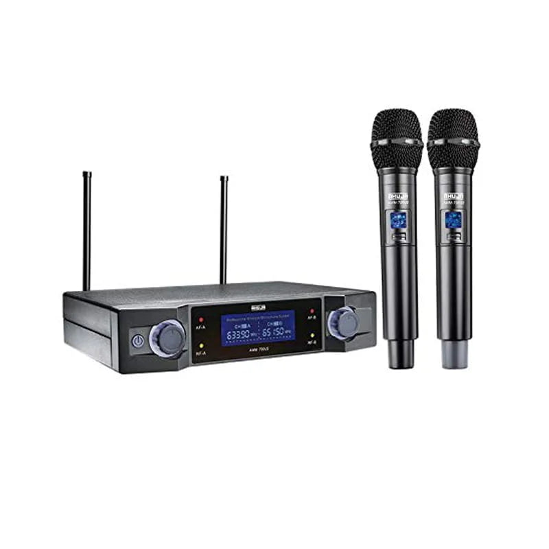 AHUJA AWM-700U2 high-Performance Dual-Channel UHF Wireless Microphone System