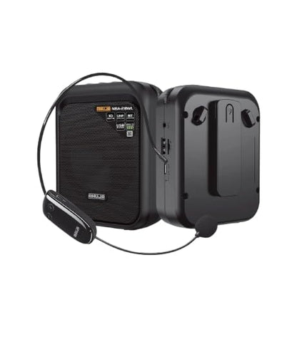 Ahuja Wireless Neckband NBA 28WL with Bluetooth,USB & Recording Microphone, Black
