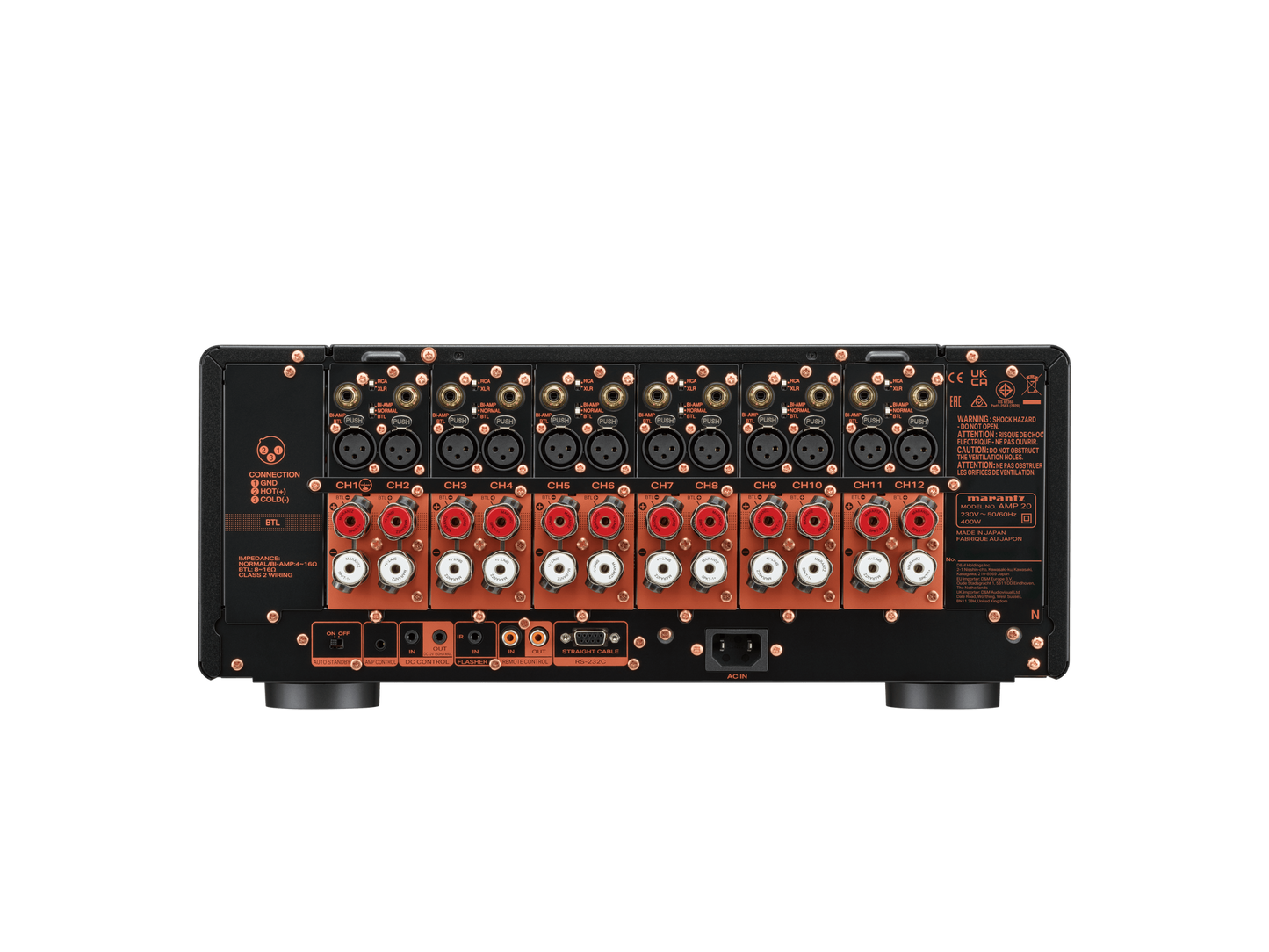 Marantz AMP 20 Reference 12 Channel Amplifier with 200W and Exclusive HDAM