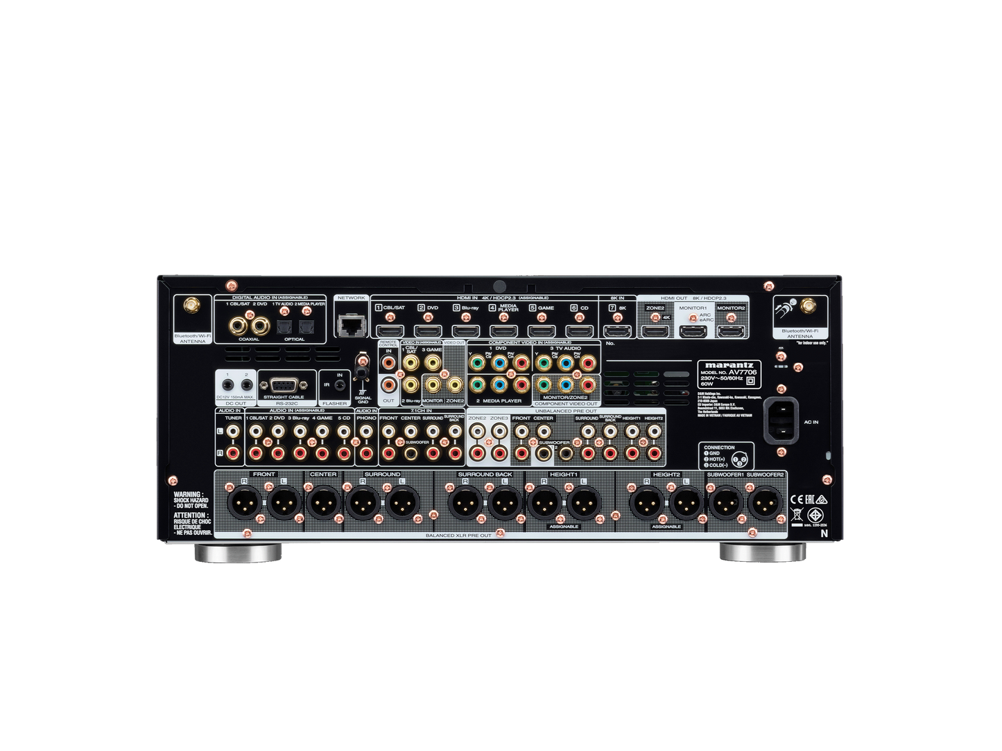 Marantz AV7706 Premium 11.2 Channel Pre-Amplifier and Processor