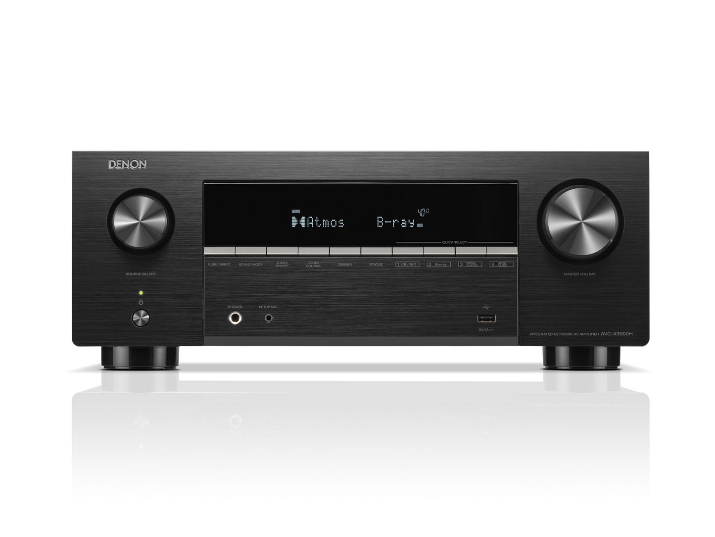 Denon AVC-X3900H 9.4 Ch. 105W 4K/8K Dolby Atmos AV Amplifier